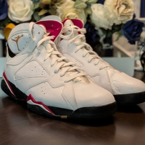 B31 JORDAN AIR Jordan 7 Retro "Cardinal" Sneaker - Picture 1 of 12